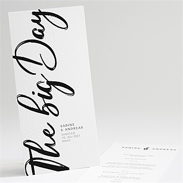 Menükarte Hochzeit Ref. N22197