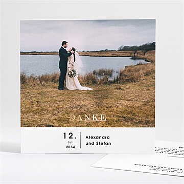 Dankeskarte Hochzeit Ref. N35113
