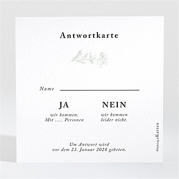 Antwortkarte Hochzeit Ref. N3001554