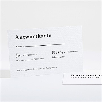 Antwortkarte Hochzeit Ref. N16149