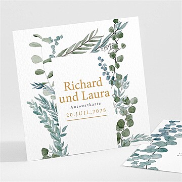 Antwortkarte Hochzeit Ref. N301108