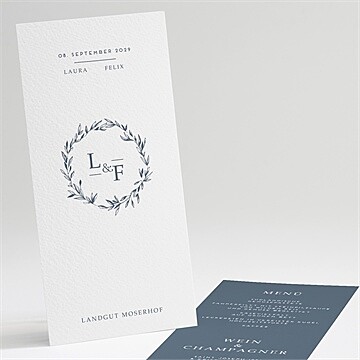 Menükarte Hochzeit ref. N22199