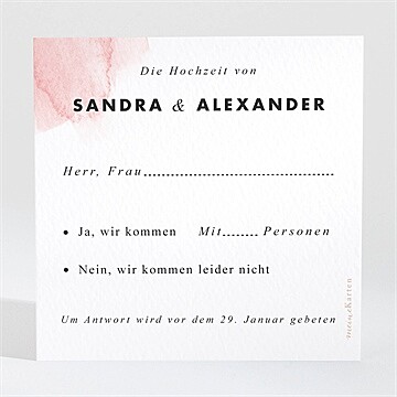 Antwortkarte Hochzeit Ref. N3001557