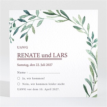 Antwortkarte Hochzeit Ref. N3001561