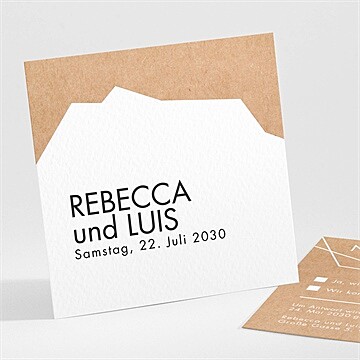 Antwortkarte Hochzeit Ref. N301144