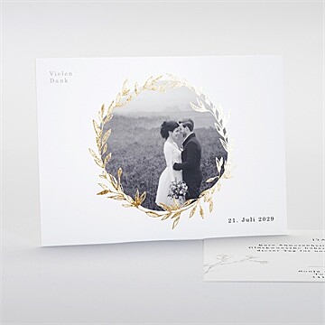 Dankeskarte Hochzeit Ref. N18124