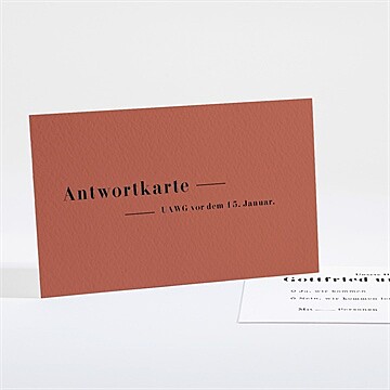 Antwortkarte Hochzeit ref. N161109