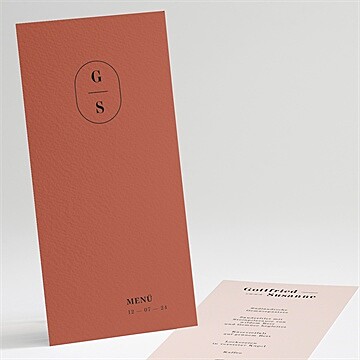 Menükarte Hochzeit ref. N221131