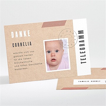 Dankeskarte Geburt Ref. N111251