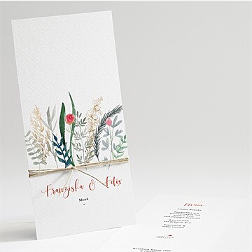 Menükarte Hochzeit ref. N221135