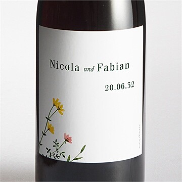 Flaschenetikett Hochzeit ref. N3001623