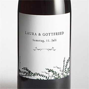 Flaschenetikett Hochzeit ref. N3001615