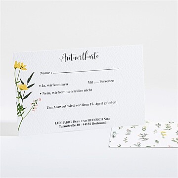 Antwortkarte Hochzeit Ref. N161122