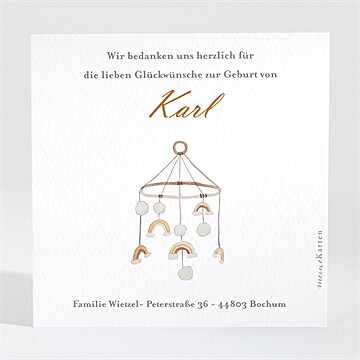 Dankeskarte Geburt ref. N3001673