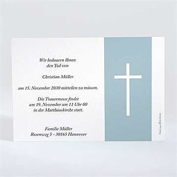 Trauerkarte ref. N11040