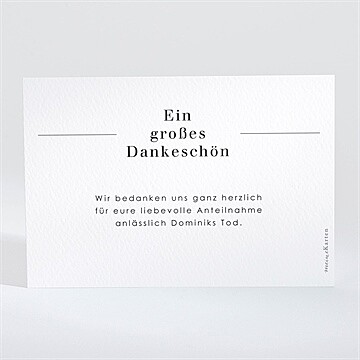 Trauerdanksagung Ref. N11052