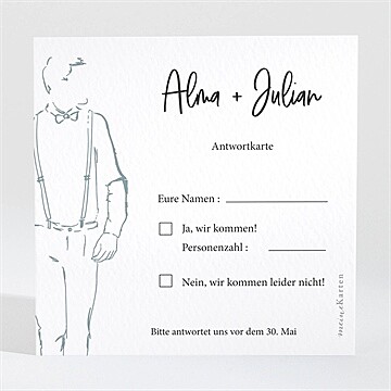 Antwortkarte Hochzeit Ref. N3001692