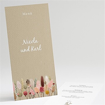 Menükarte Hochzeit Ref. N221152