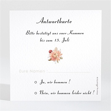 Antwortkarte Hochzeit ref. N3001720
