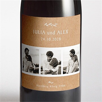 Flaschenetikett Hochzeit Ref. N3001748