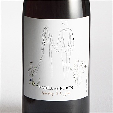 Flaschenetikett Hochzeit Ref. N3001746