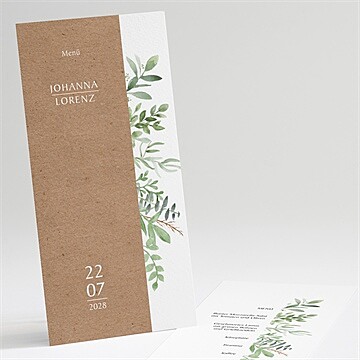 Menükarte Hochzeit ref. N221145