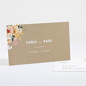 Antwortkarte Hochzeit ref. N161172