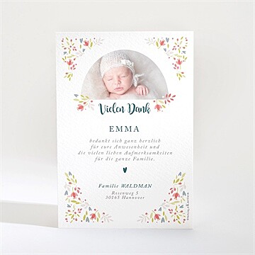 Dankeskarte Geburt Ref. N21019