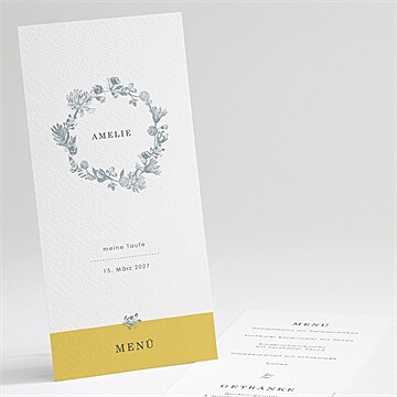 Menükarte Taufe Ref. N221108