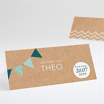 Tischkarte Taufe ref. N440727
