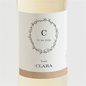 Flaschenetikett Taufe Ref. N3001603