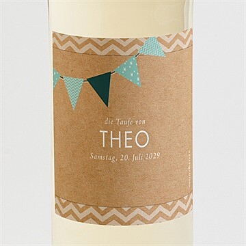 Flaschenetikett Taufe Ref. N3001568