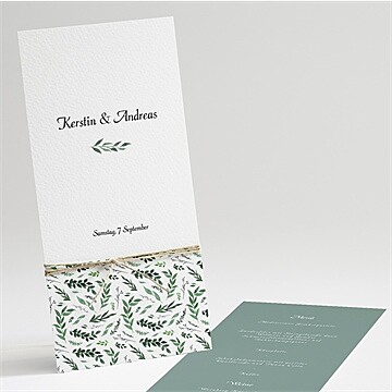 Menükarte Hochzeit ref. N221234