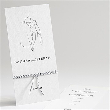 Menükarte Hochzeit Ref. N221236