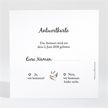 Antwortkarte Hochzeit ref. N3001711
