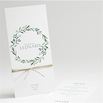 Menükarte Kommunion ref. N221201