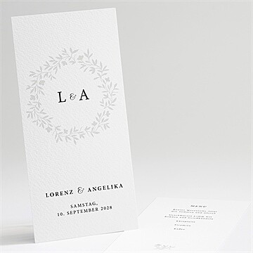 Menükarte Hochzeit Ref. N221130