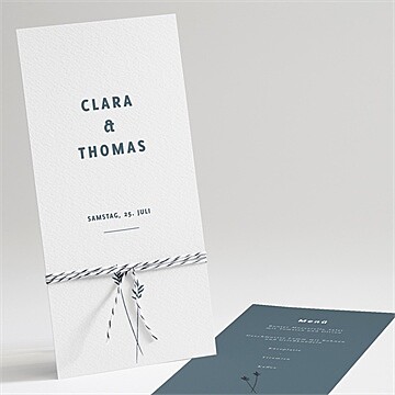 Menükarte Hochzeit Ref. N221221