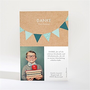 Dankeskarte Einschulung Ref. N210175