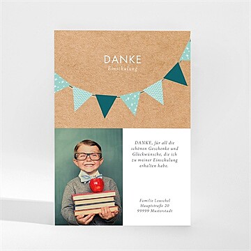 Dankeskarte Einschulung Ref. N210181