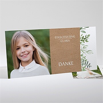 Dankeskarte Einschulung Ref. N131127