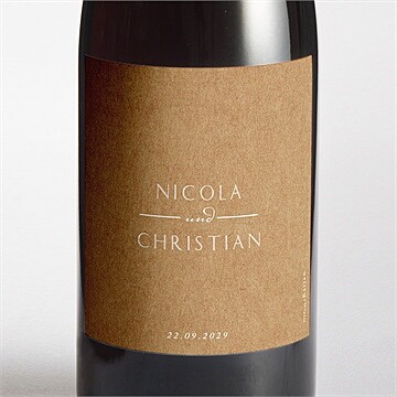 Flaschenetikett Hochzeit ref. N3001883