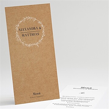 Menükarte Hochzeit Ref. N221194