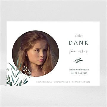 Dankeskarte Konfirmation Ref. N110275