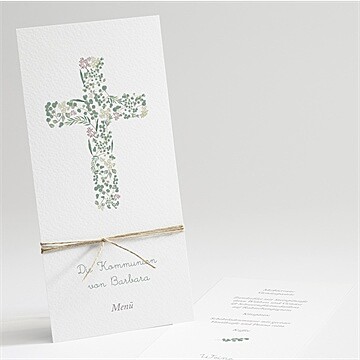 Menükarte Kommunion ref. N221279
