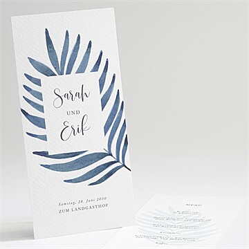 Menükarte Hochzeit Ref. N221175