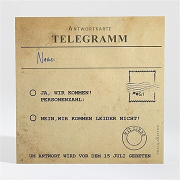 Antwortkarte Hochzeit ref. N3001881