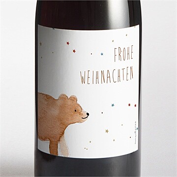 Flaschenetikett Weihnachten Ref. N3001982