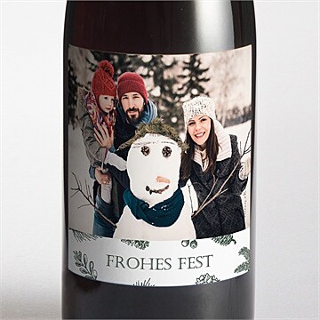 Flaschenetikett Weihnachten Ref. N3001988