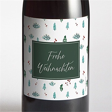 Flaschenetikett Weihnachten Ref. N3001997